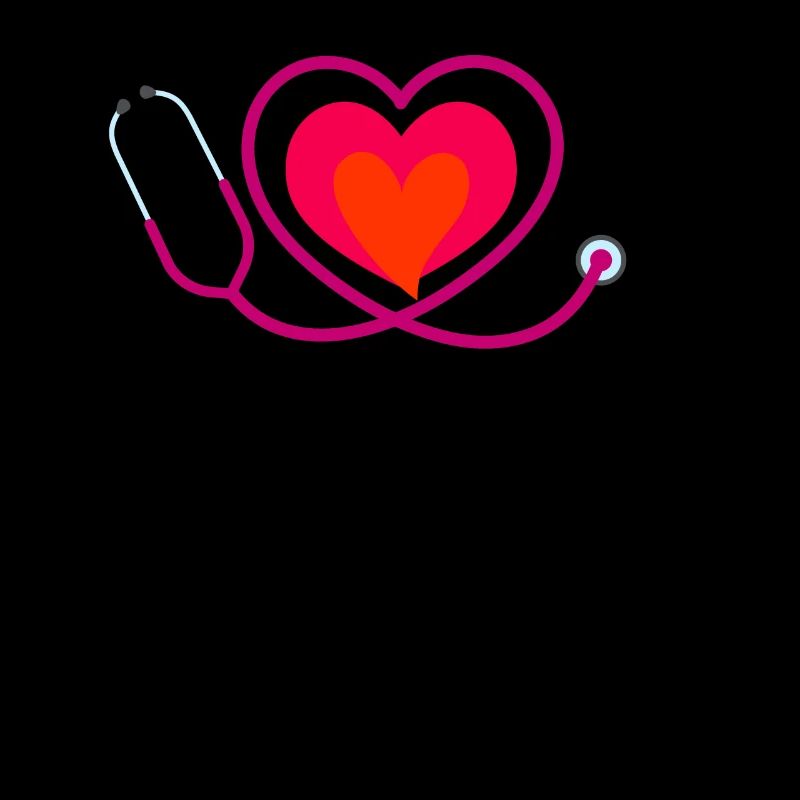 Stethoskop Herz Valentinstag Krankenschwestern