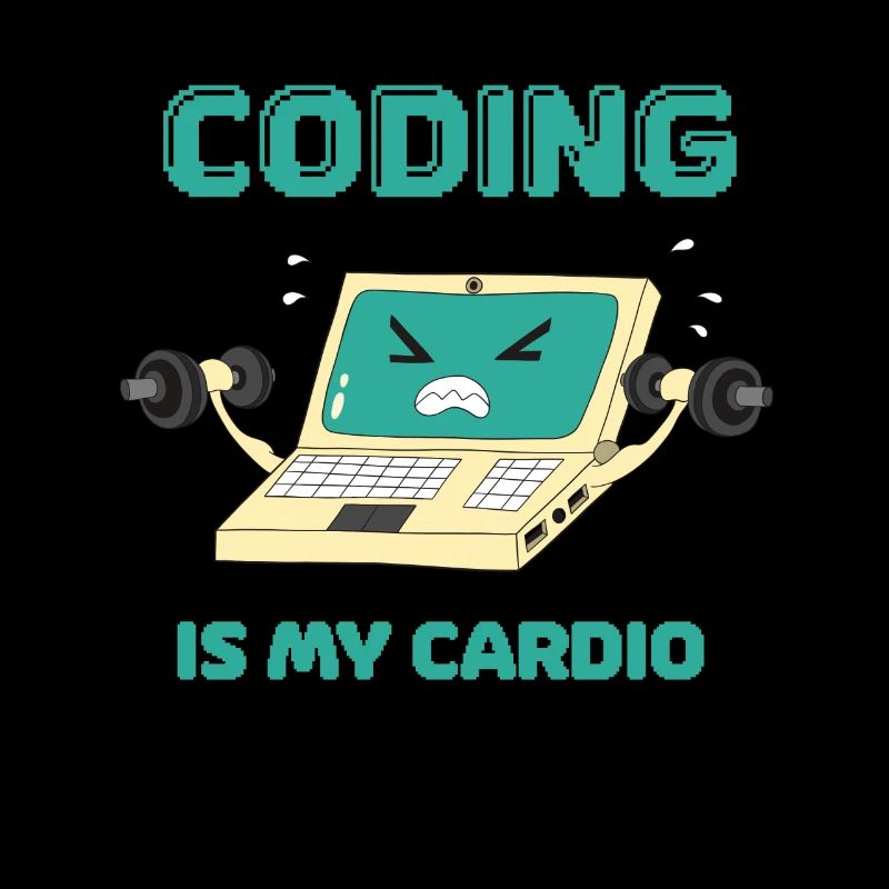 Programmierer Coding Fitness Lustiges Informatiker