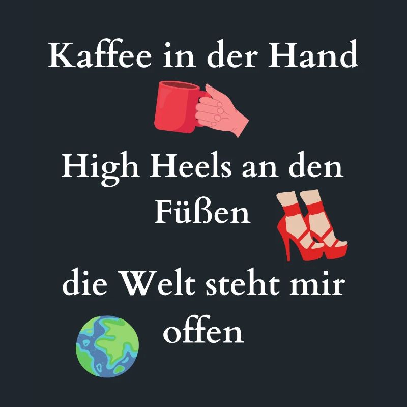 Kaffee in der Hand