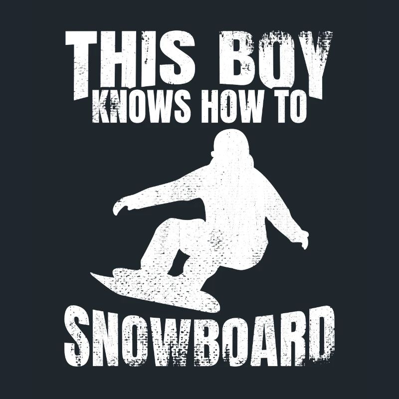Garçon de snowboard