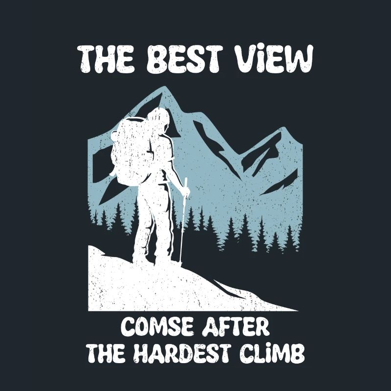 La meilleure vue vient après la montée la plus difficile