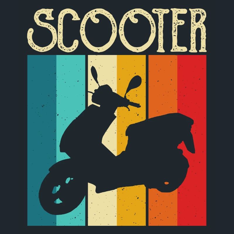 Roller Rollerfahrer Motorroller