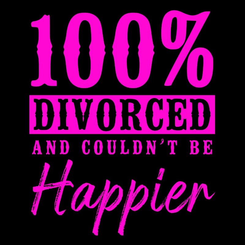 Happy Divorce Party 100% Divorced