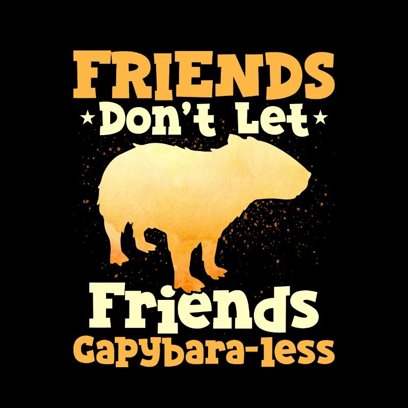 Les amis ne laissent pas les amis Capybara-Less Capybara M