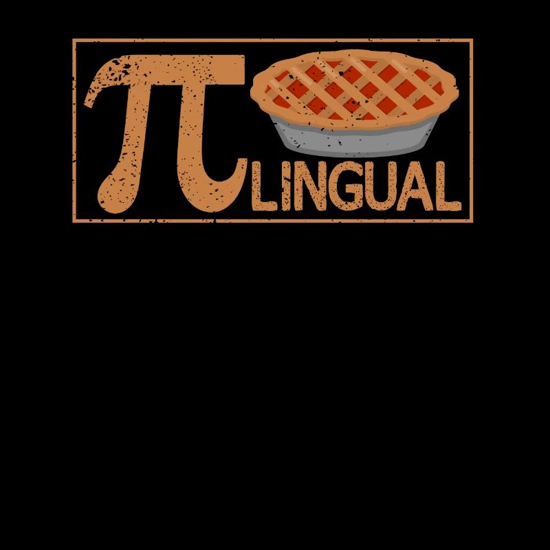 PiLingual Bilingue Gâteau Drôle Pi Day