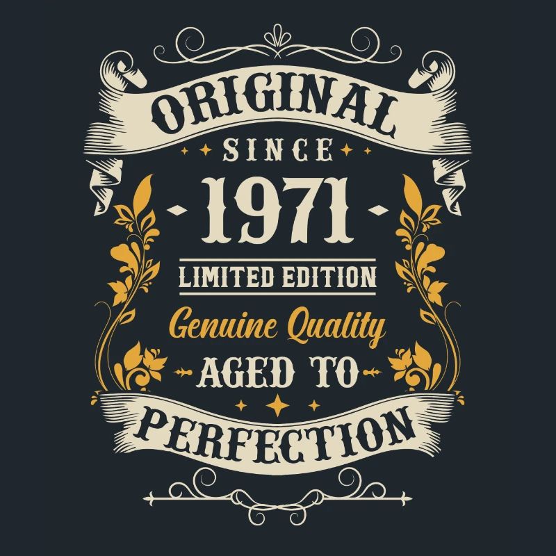 Retro 1971 Geburtstagsgeschenk