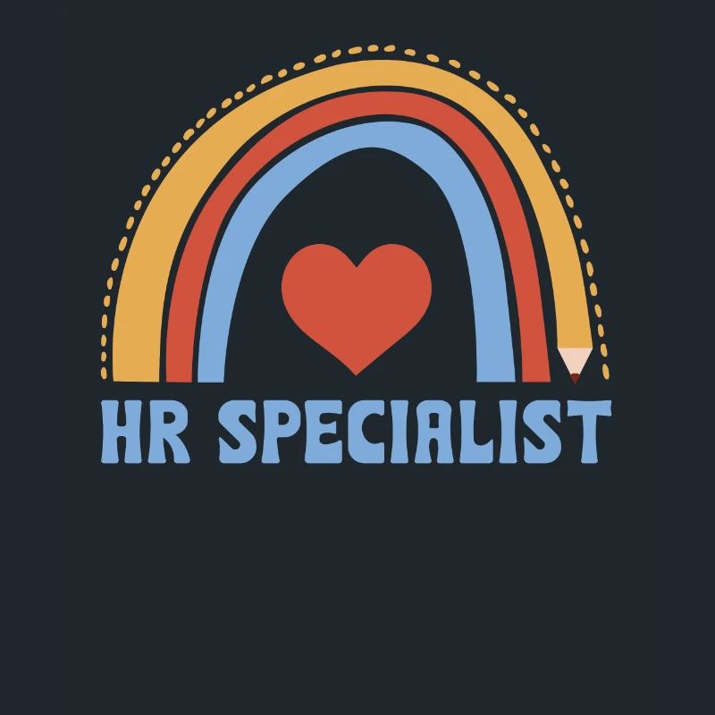 Cute HR Specialist Boho Rainbow Design