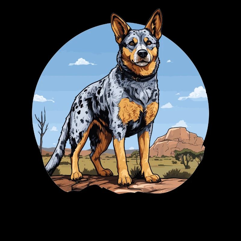Hund Chien de bouvier australien