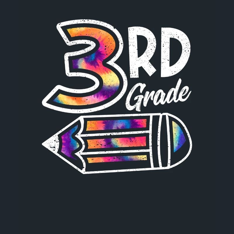 Hello 3rd Grade Third Teacher Student Tie Dye