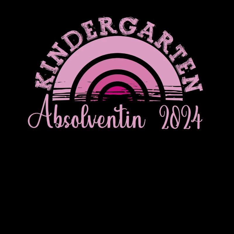 Kindergarten Absolvent 2024 Regenbogen Einschulung