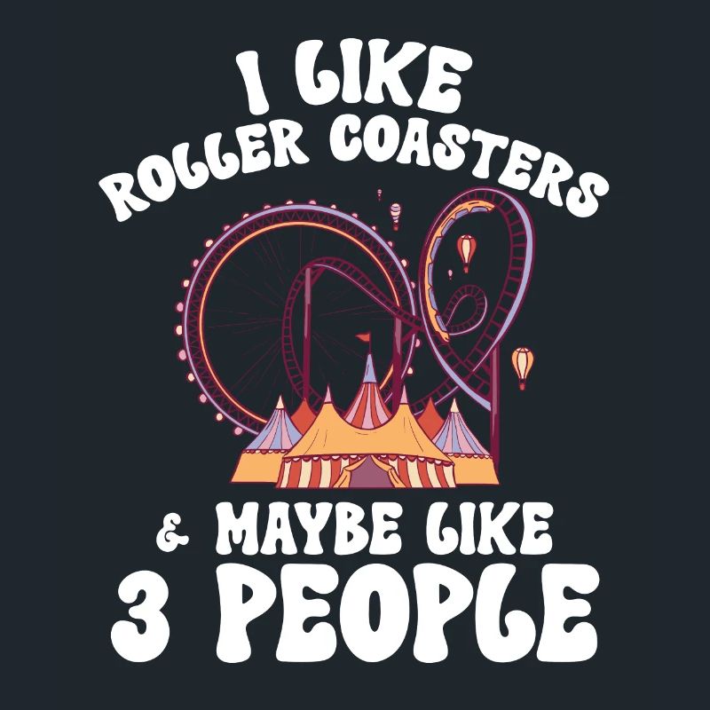 Achterbahn Rollercoaster Freizeitpark