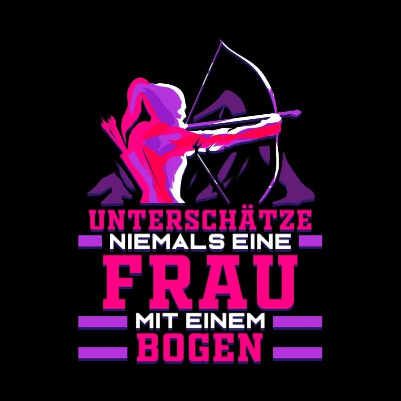 Bogenschießen Geschenk Bogenschützin Frau Pfeil