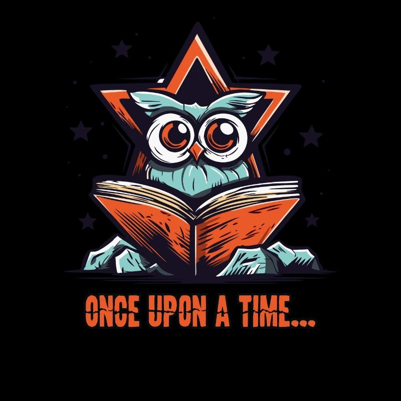 Once upon a time, a book-reading owl