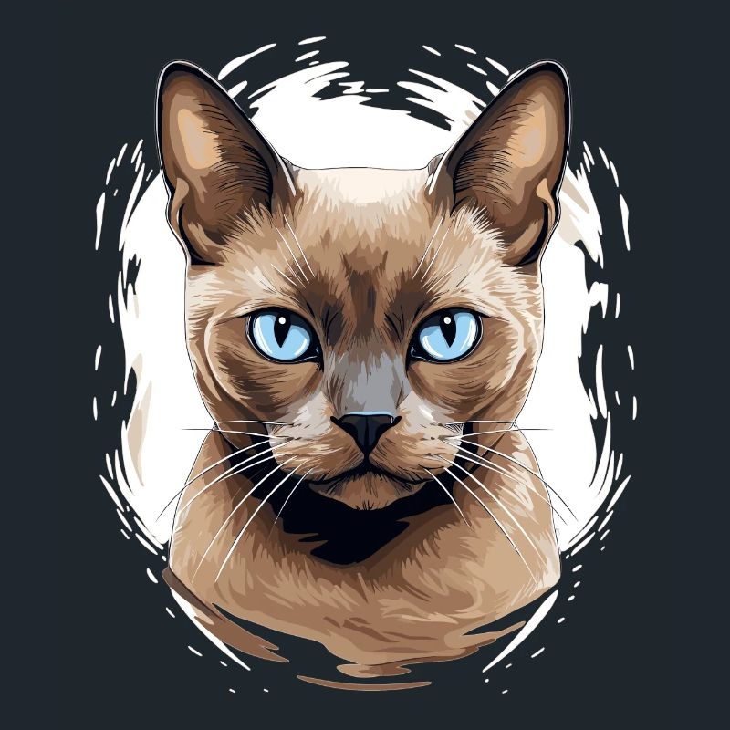 Chat birman Birmanie Katze