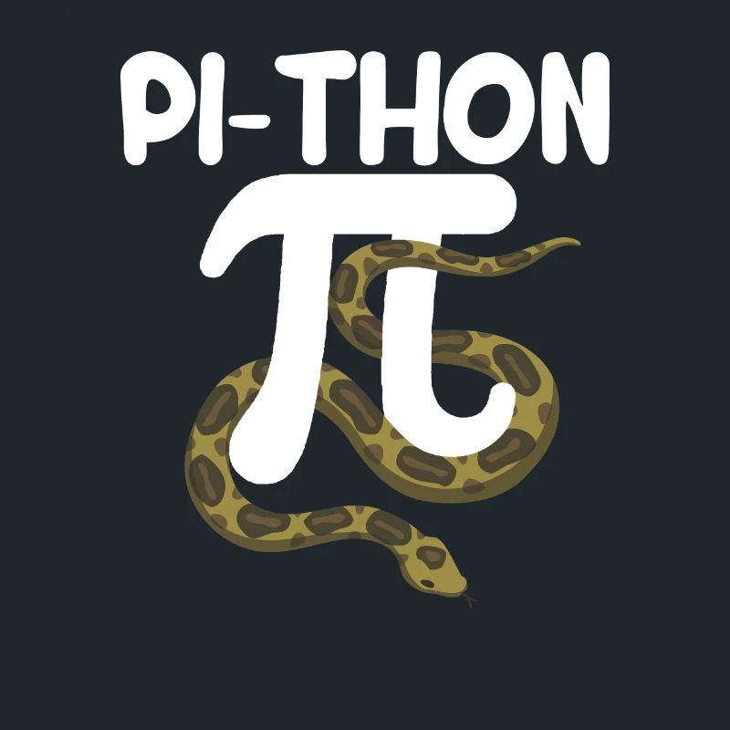 Pi-Thon Lustiger Pi-Tag Python Schlange Mathematik