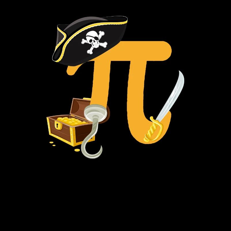 PIrate Pi Day Funny Pirate Lovers Math