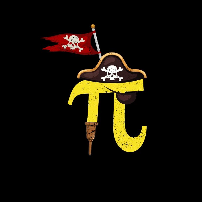Pi Day Pirate Math Geek Math Numéro Nerd