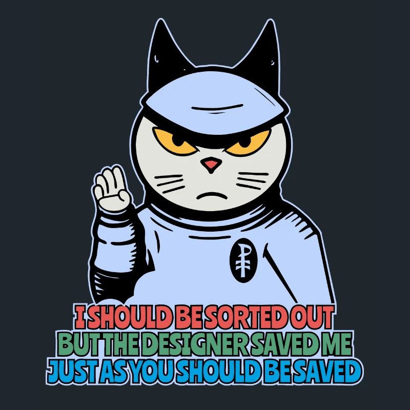 Soyez secouru comme le chat samouraï