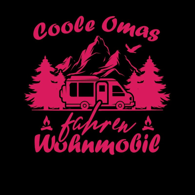 Camping Rentner Coole Omas fahren Wohnmobil