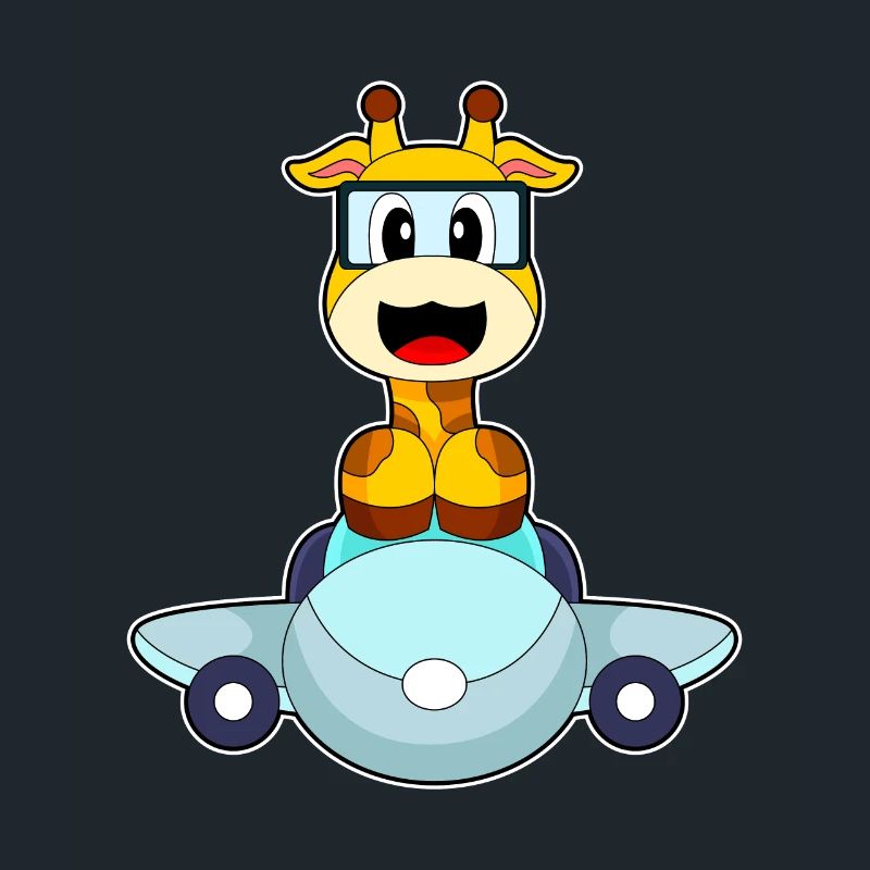 Giraffe Pilot Airplane