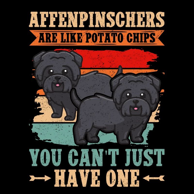 Affenpinscher Monkey Terrier chien propriétaire cadeau