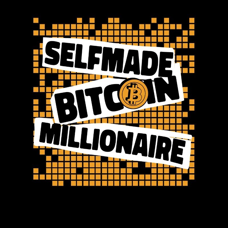 Selfmade Bitcoin Millionaire Blockchain Crypto