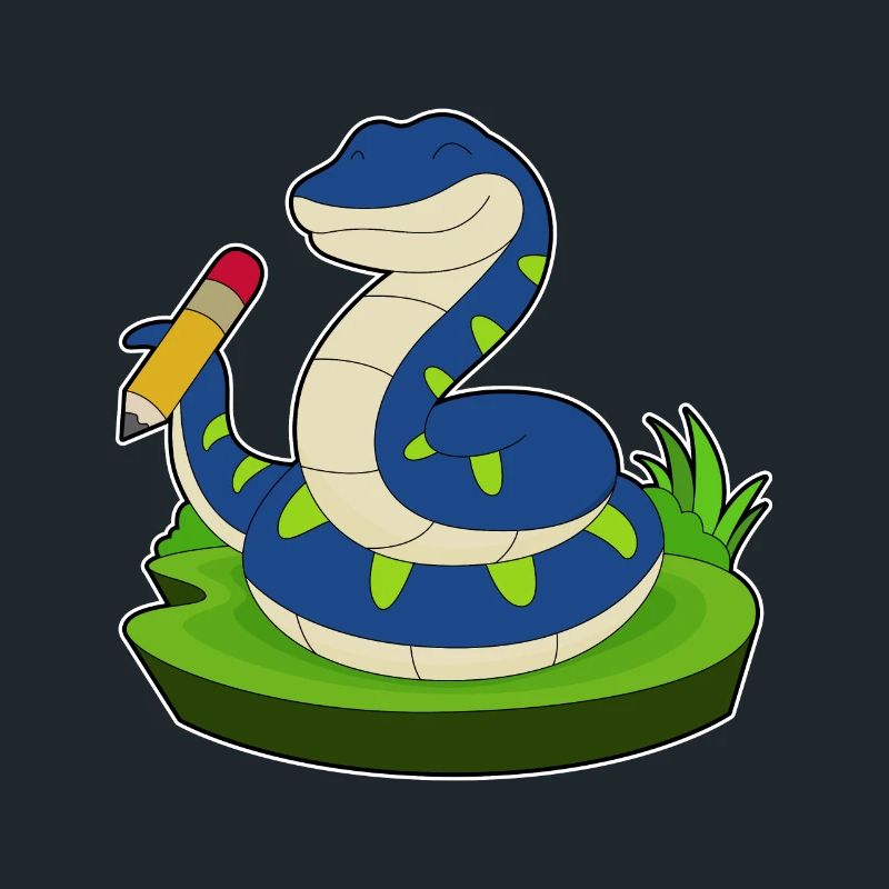 École de crayon Snake Student