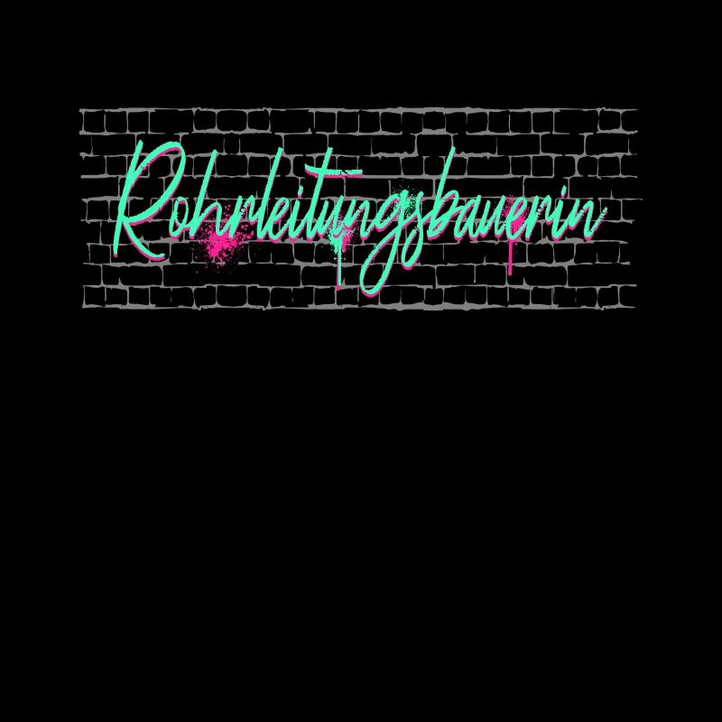 Beruf Abschluss-Geschenk Rohrleitungsbauerin