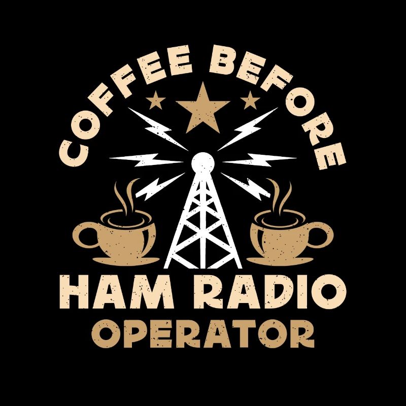 Ham Radio Operator Coffee Operator Coffee Lover