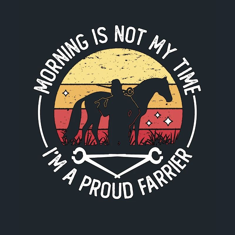 Le matin du maréchal-ferrant n’est pas mon heure, je suis un forgeron