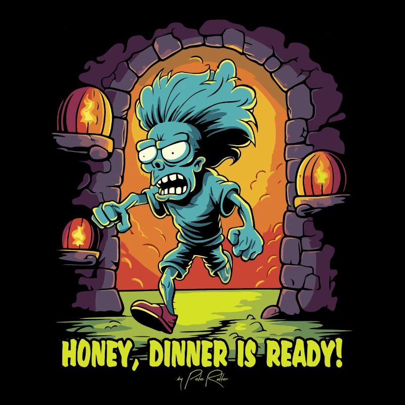 Dans le donjon, le dîner de chéri est prêt