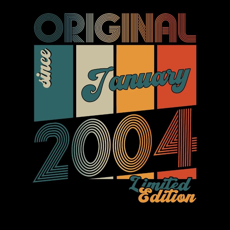 20e anniversaire janvier millésime 2004 Original