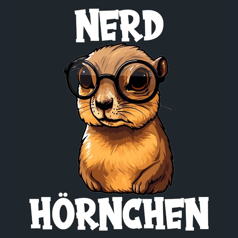 Nerdhörnchen Junge Jungen Erdhörnchen Nerdy Nerd