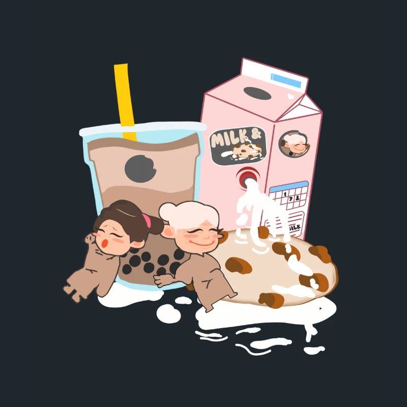 Biscuits et lait
