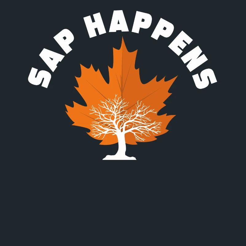 Maple Syrup Tree Tapping Funny Autumn