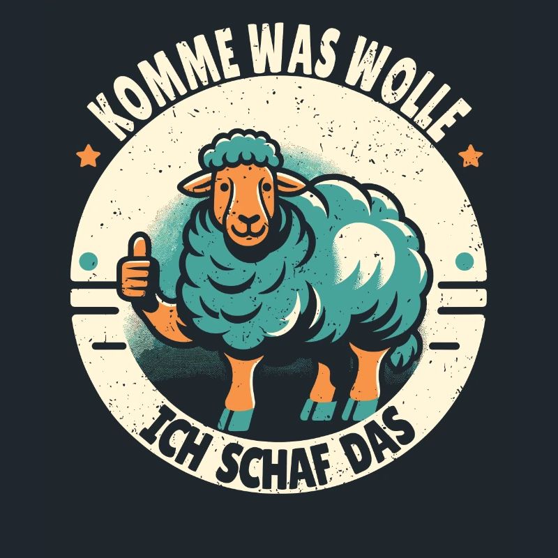 Schaf Motivation Prüfung Glück Spruch Geschenk