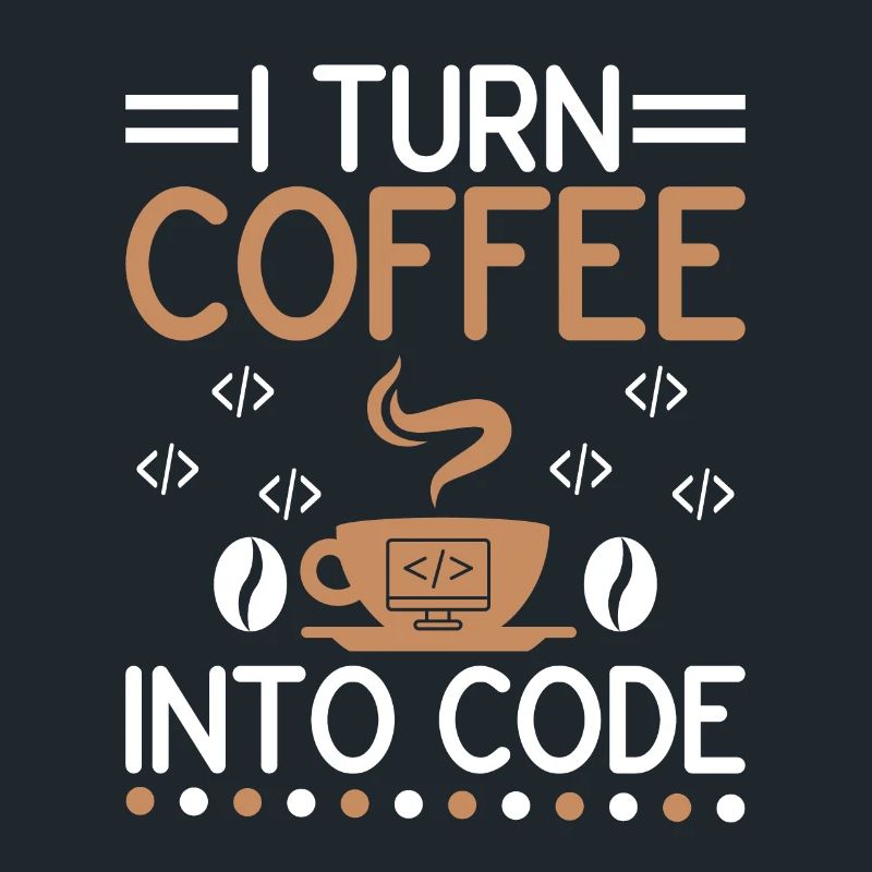 Kaffee-Codierung Programmierer Programmierer Entwickler Nerd Coff
