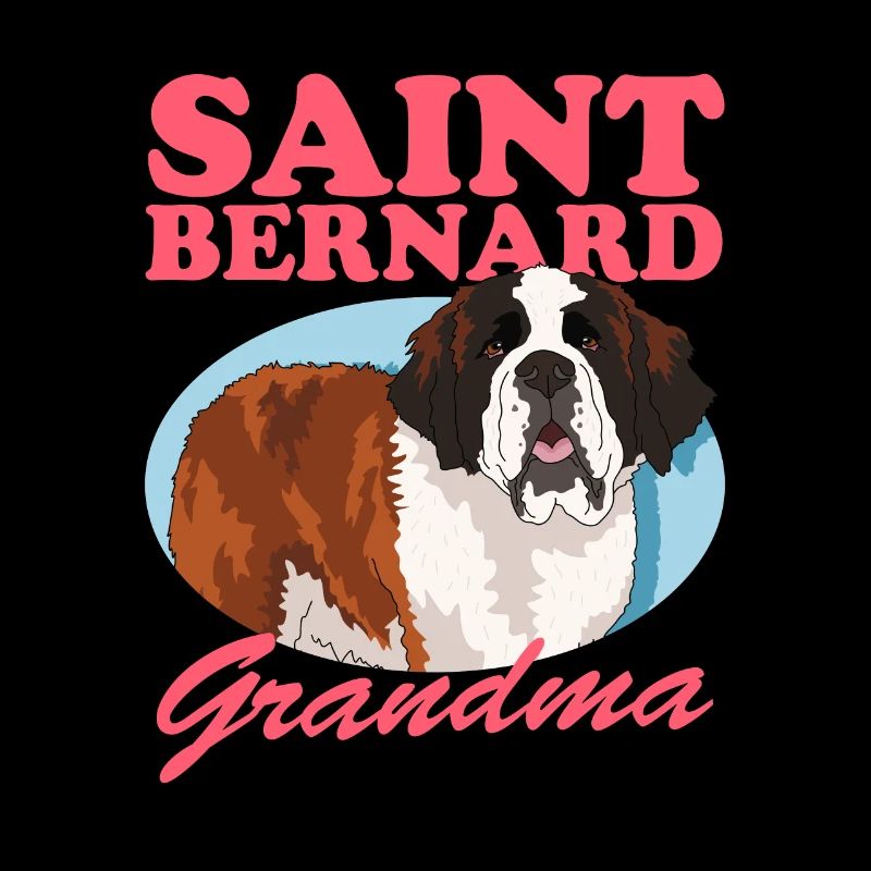 Bernhardiner Oma St. Bernhardshund Geschenk