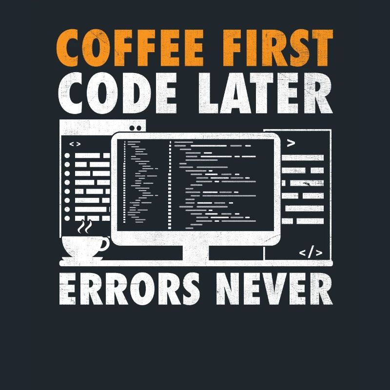 Kaffee-Codierung Programmierer Programmierer Entwickler Nerd Coff