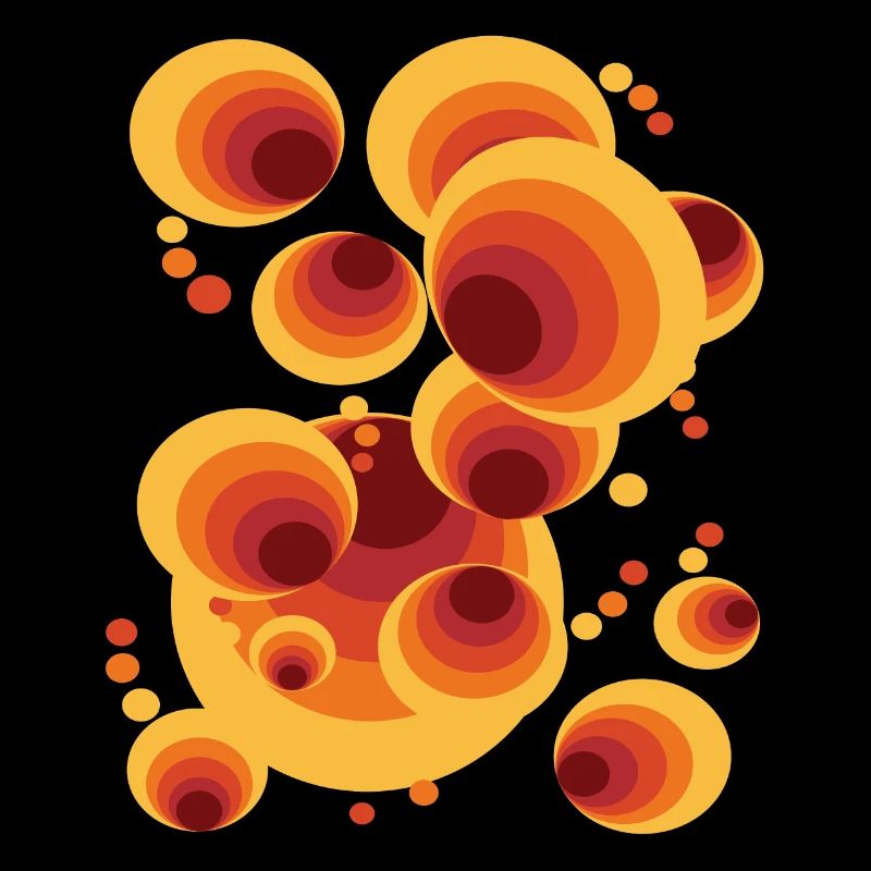 Abstract Gradient Polka Dots