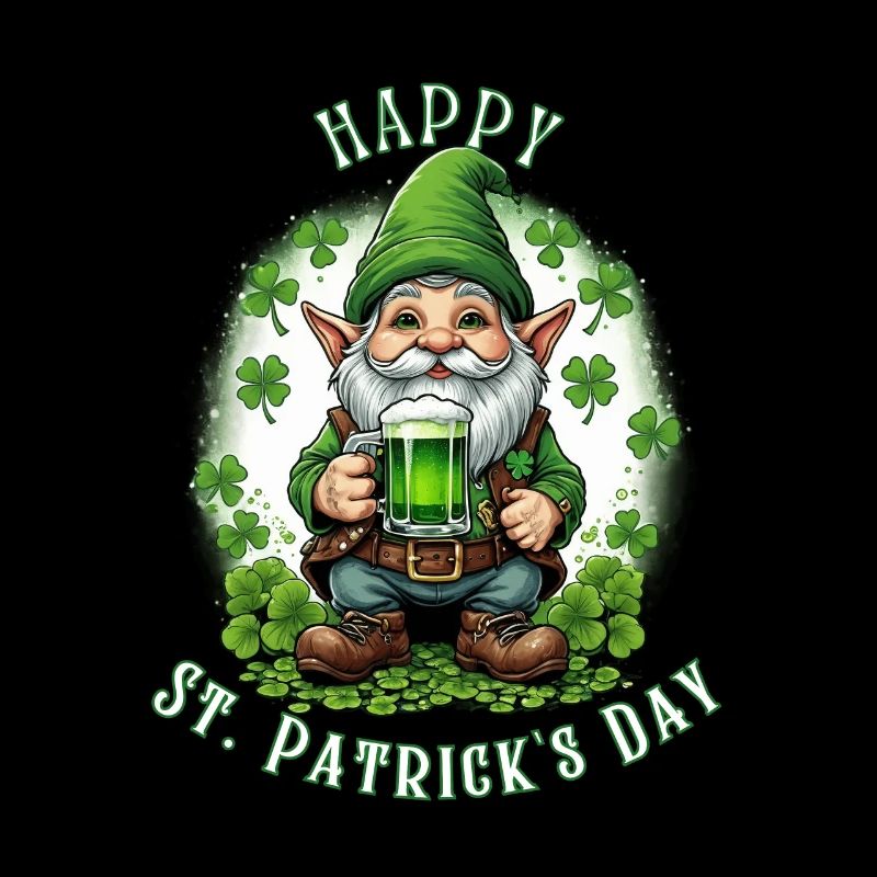 Leprechaun de la Saint-Patrick I Bière verte I