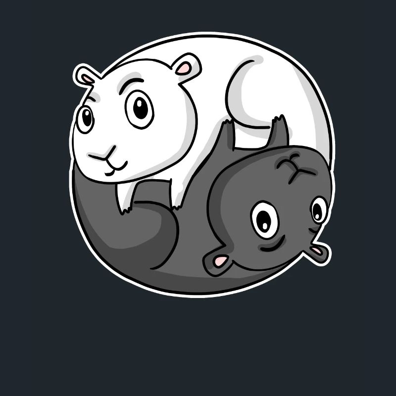 Cochon d’Inde Yin Yang Cochon d’Inde