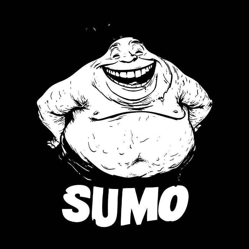 Großer, dicker Sumo