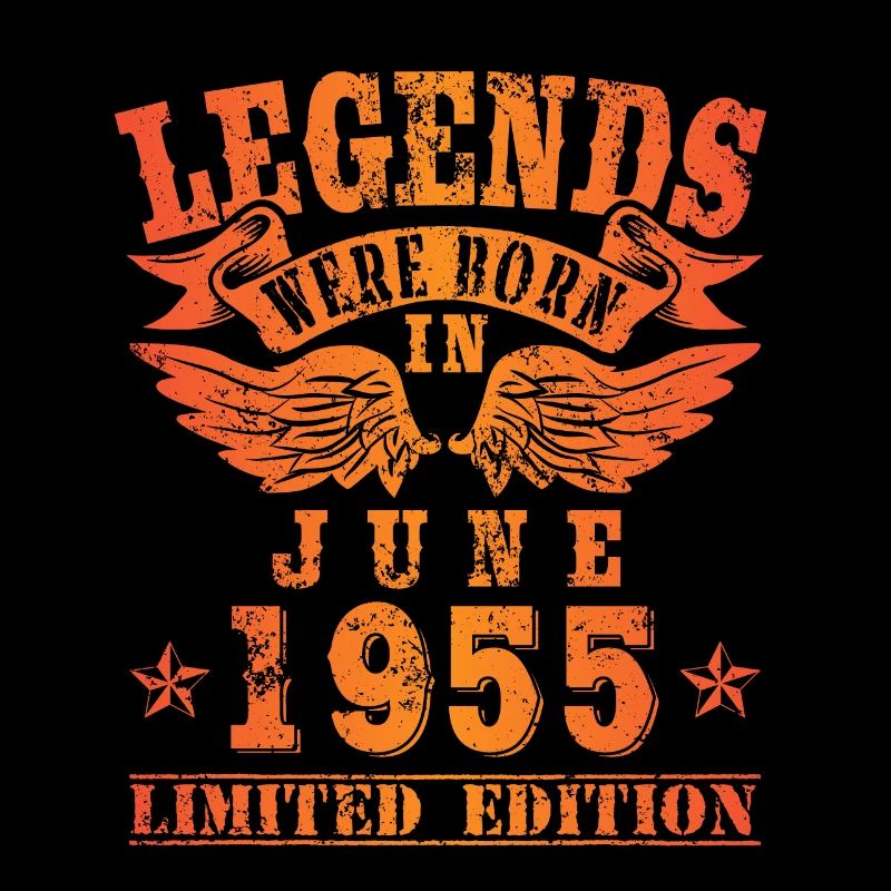 Legends were born in Juni 1955 Geburtstag