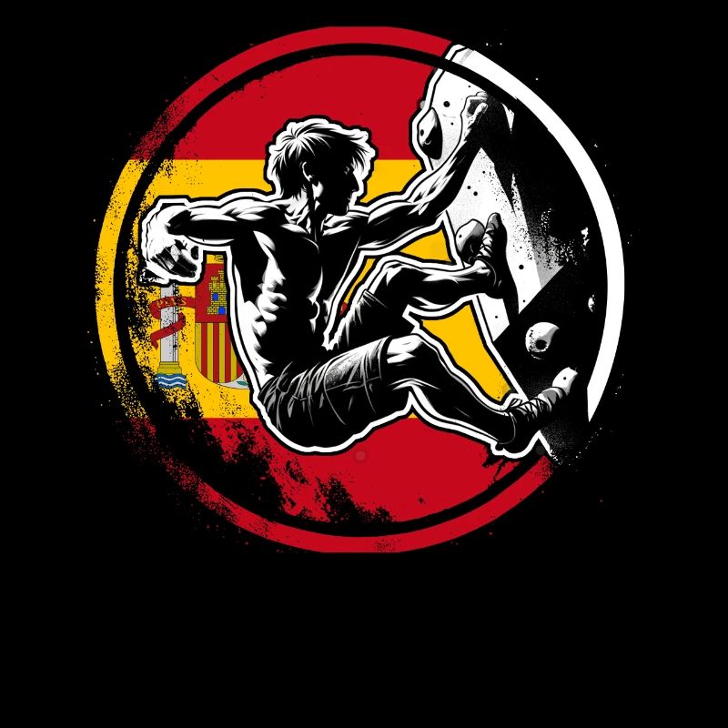 Spain Climber – Distressed Boulderer Climbing