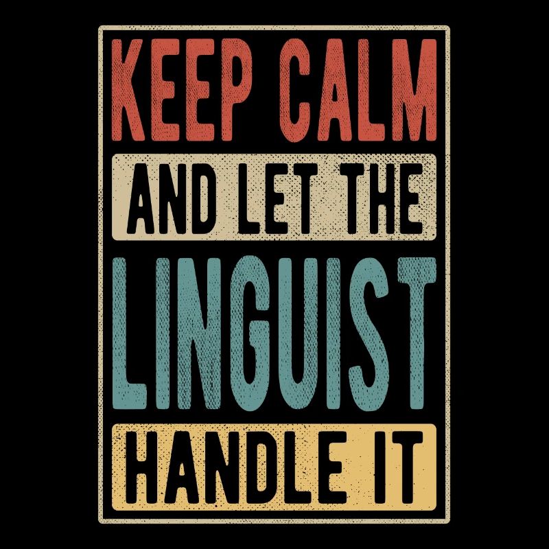 Linguist Retro Geschenk