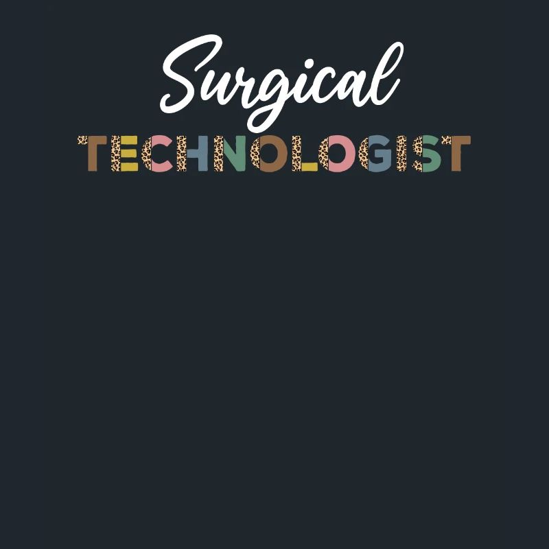 Surgical Technical Assistant Leopard Design