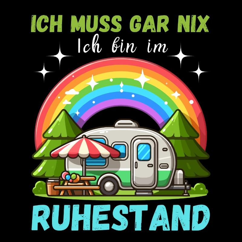 Ruhestand Rente Rentner Camping Campingplatz Natur