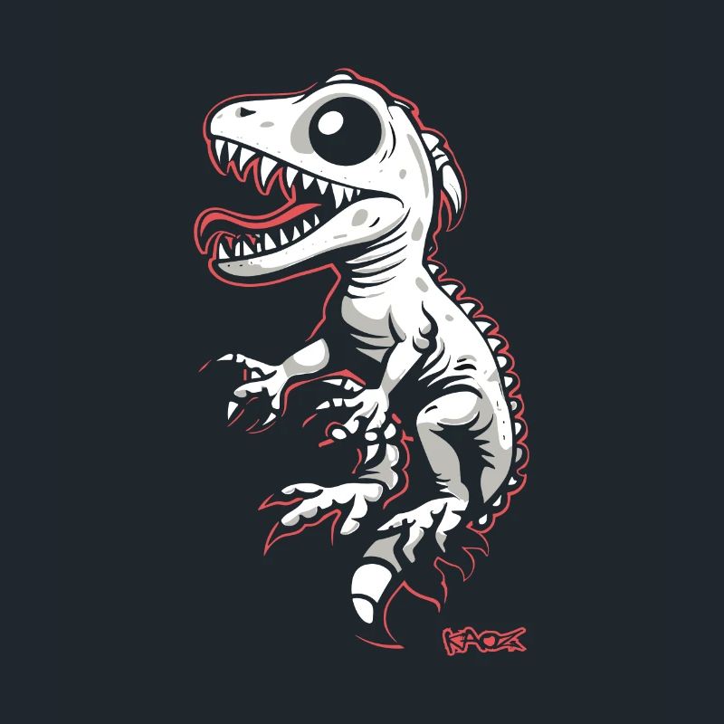 Funny Cool Gray White Lizard