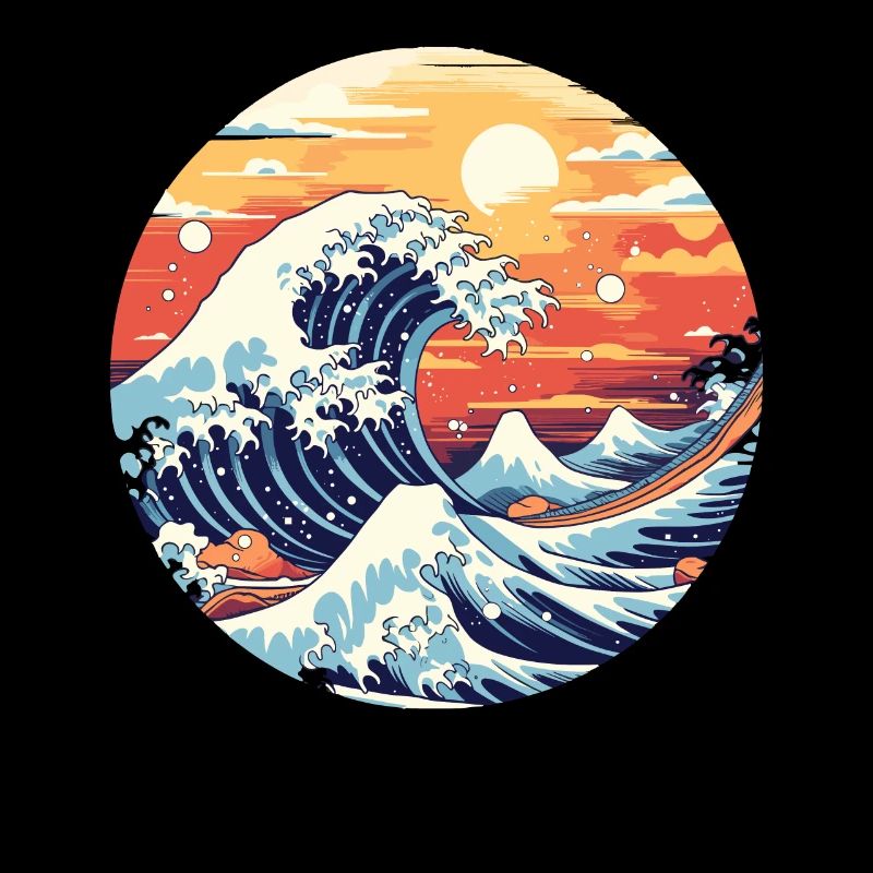 Große Welle The Great Wave Kanagawa